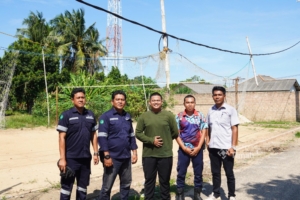 Dorong Budaya Olahraga dan Gaya Hidup Sehat Masyarakat, PT Timah Serahkan Bantuan untuk Renovasi Lapangan Voli di Bangka Selatan