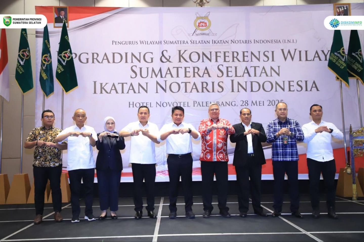 Gubernur Herman Deru Tegaskan Peran Vital Notaris Pada Pembukaan Konferwil INI Sumsel dan Upgrading 2025