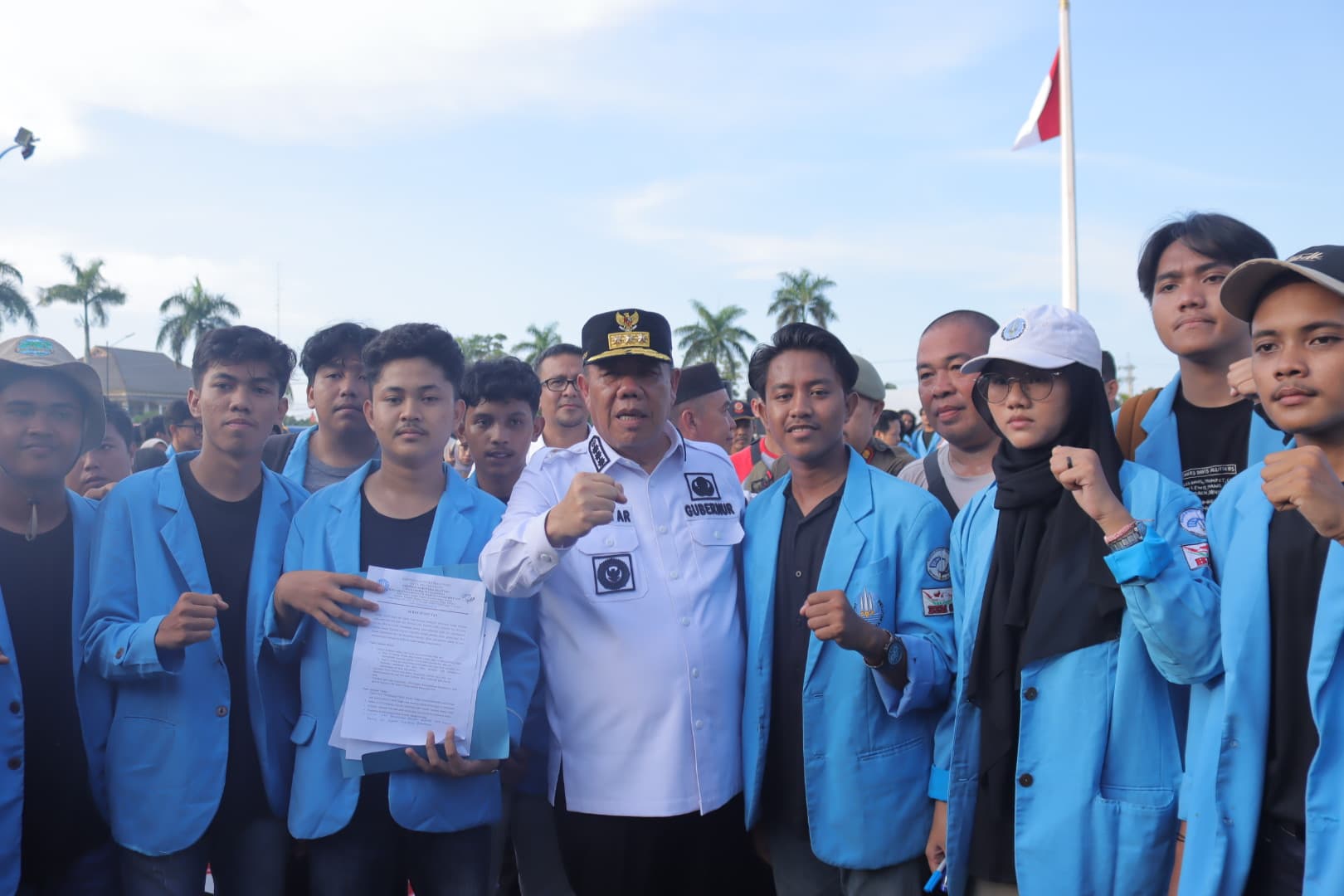 Gubernur Hidayat Arsani Terima Aspirasi Mahasiswa UBB, Tegaskan Komitmen Benahi Babel