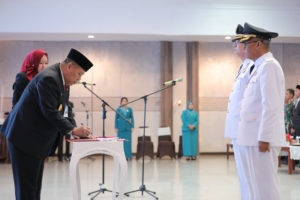 Lantik Bupati dan Wakil Bupati Bangka Barat, Gubernur Hidayat Arsani Ajak Kepala Daerah Bersinergi Membangun Bangka Belitung