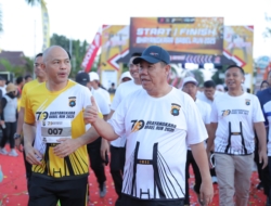 Gubernur Hidayat Arsani Lepas Ribuan Peserta Bhayangkara Babel Run 2025