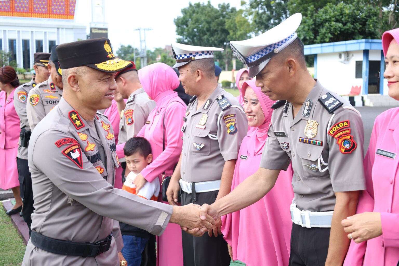 Jelang Hari Bhayangkara Ke 79, Ratusan Personel Polda Babel Naik Pangkat