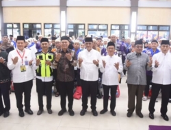 Sekda Sumsel Sambut Kedatangan Jamaah Haji Kloter Pertama Debarkasi Palembang