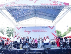 Terima Hadiah Motor Dalam HUT ke-49 PT Timah di Kundur, Siti Hajar: Ini Rezeki Anak Saya