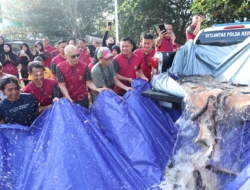 Kapolda Babel Ajak Anggota Lepaskan Ratusan Ikan Dan Burung Di Kawasan Taman Bhaypark
