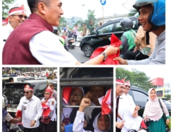 RDPS Bagikan 3 Ribu Bendera Merah Putih kepada Warga