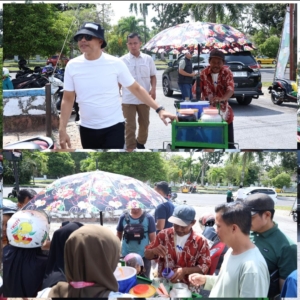 Penjual Es Bubur Sumsum Senang Dagangannya Di Borong Kapolda Babel, Akui Sudah Dua Kali Ketemu