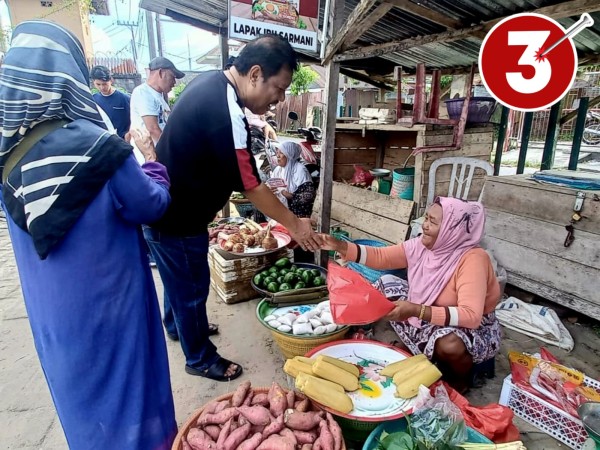 Prof. Udin Janjikan Revitalisasi Pasar Parit Lalang dan Perbaikan Infrastruktur Pendukung