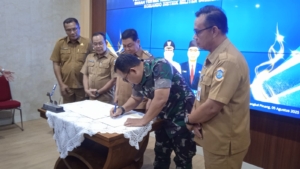 Pj Wali Kota Pangkalpinang Tegaskan Komitmen Lindungi Perempuan dan Anak Lewat Penandatanganan Dua Agenda Penting