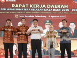 Herman Deru Ajak HIPMI Sumsel Sukseskan Pembangunan Daerah dan Jadi Pengusaha Adaptif